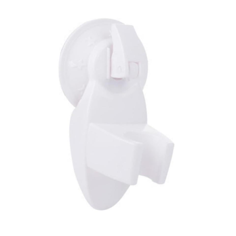 Тримач душової лійки настінний на вакуумній присосці Білий (2536406425)