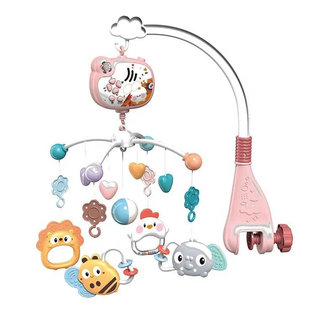 Мобиль-карусель на кроватку Звездные сны WToys с колыбельными и проекцией звездного неба (2709645326)