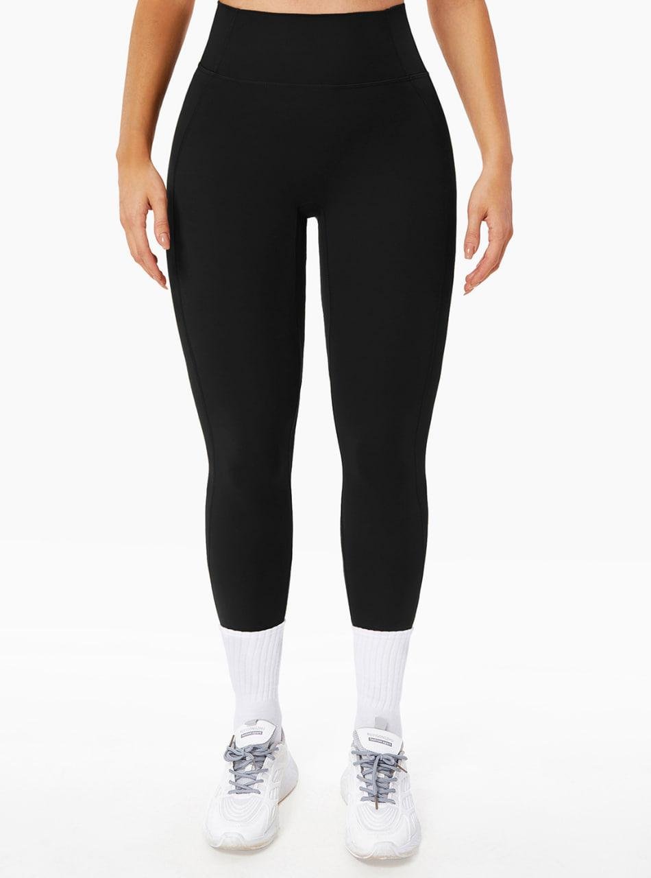 Легинсы без пуш-ап с высокой талией M Черный (GI01M)