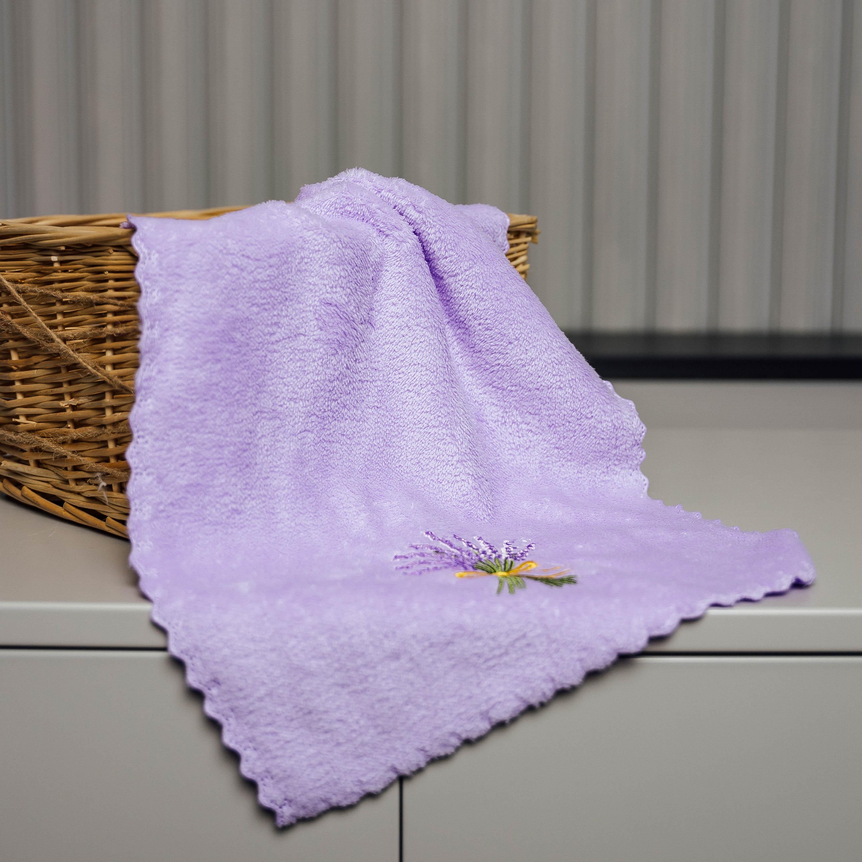 Полотенца для рук Лавандовый Прикосновение микрофибра 25x50 см Лавандовый (88113)