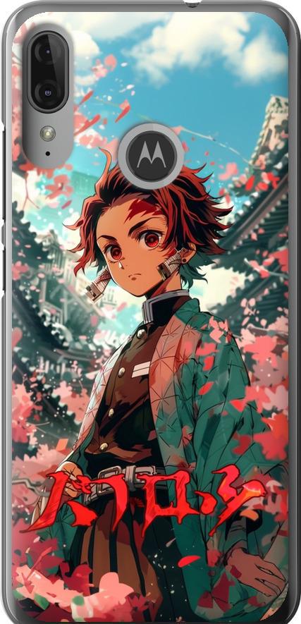 Чохол на Motorola Moto E6 Plus Tanjiro Kamado (6132u-1780-42517)