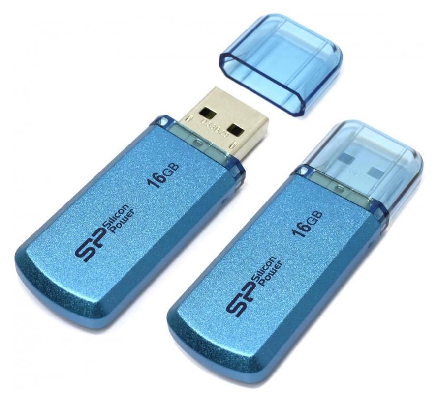 Флэш-накопитель Silicon Power Helios 101 USB 2.0 16 Gb USB 2.0 Голубой (180691) - фото 2