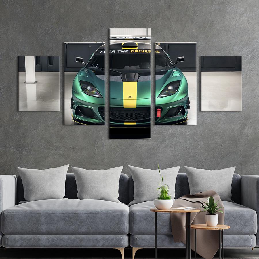 Картина на холсте Британский суперкар Lotus Evora 162x80 см (1347-52)