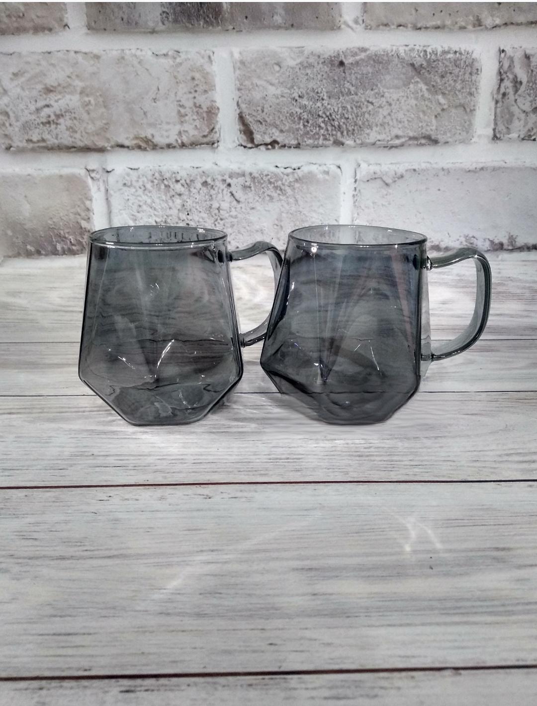 Набор чашек Ardesto Graphite боросиликатное стекло 300 мл 2 шт. (AR2630GR)