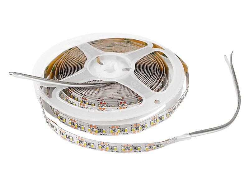 Світлодіодна стрічка 1 м SMD3014 204 LED 12В 16Вт/м IP20 6500K холодний білий (2931)