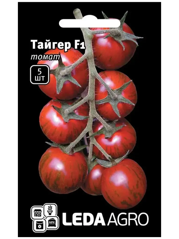 Семена Томат Leda Agro Тайгер F1 5 шт. (5957) Семена Томат Leda Agro Тайгер F1 5 шт. (5957)
