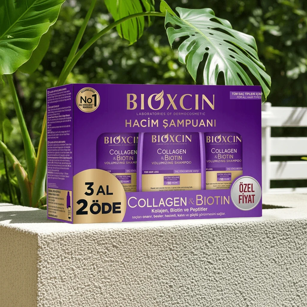 Шампунь для обьема волос Bioxcin Collagen & Biotin 300 мл (2736781732) - фото 4