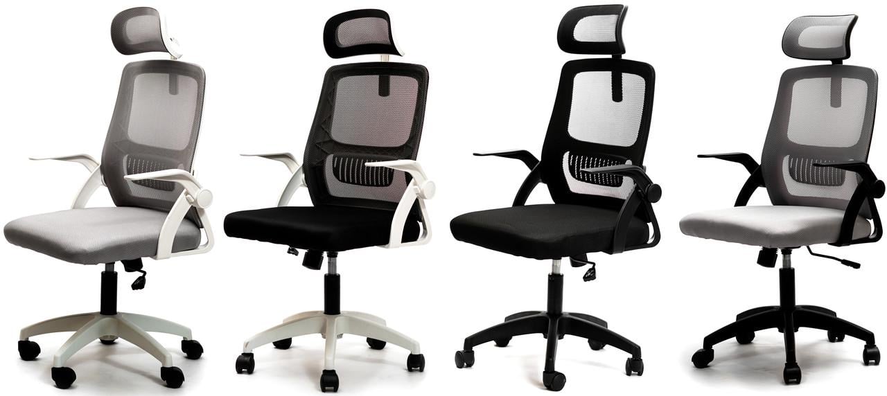 Крісло Diego ErgoFlex сітка Чорно-сірий - фото 10 Крісло Diego ErgoFlex сітка Чорно-сірий - фото 10