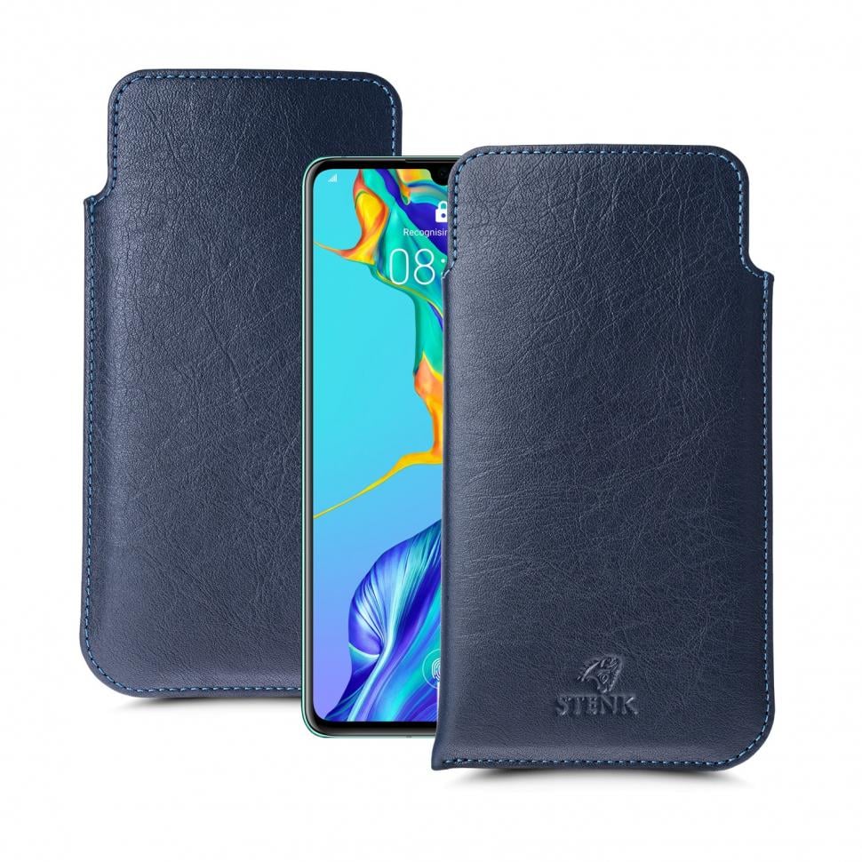 Футляр Stenk Elegance для Huawei P30 Синий (63003)