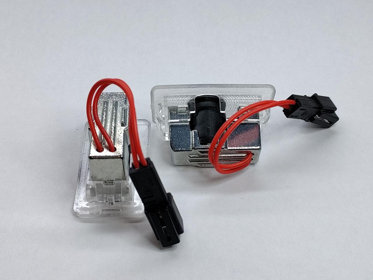 Підсвічування світлодіодне штатне на двері автомобіля з логотипом Tesla 3/S/X/Y (2068823421) - фото 4