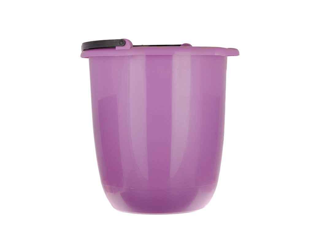Відро Мед харчове з носиком та поділками 12 л Фіолетовий (180815)
