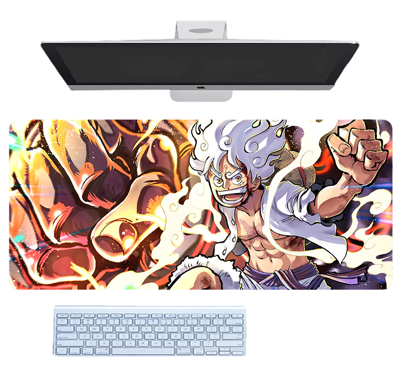 Килимок для мишки з Аніме принтом One piece Монкі Д. Луффі 800х300х3 мм (0122)