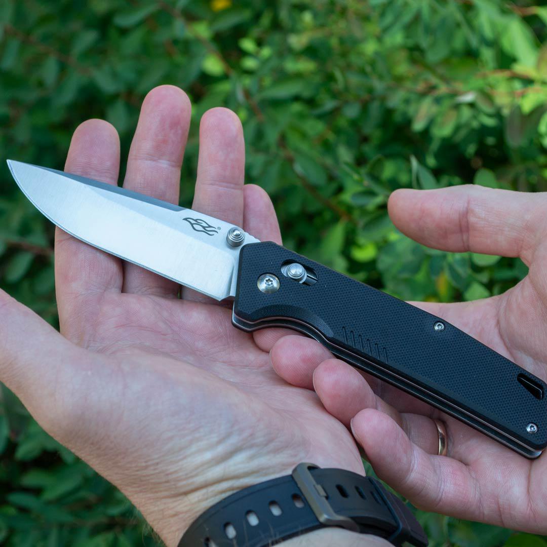 Нож складной Firebird FB7601-BK сталь 440C/рукоять G10 Черный (FB7601-BK) - фото 3