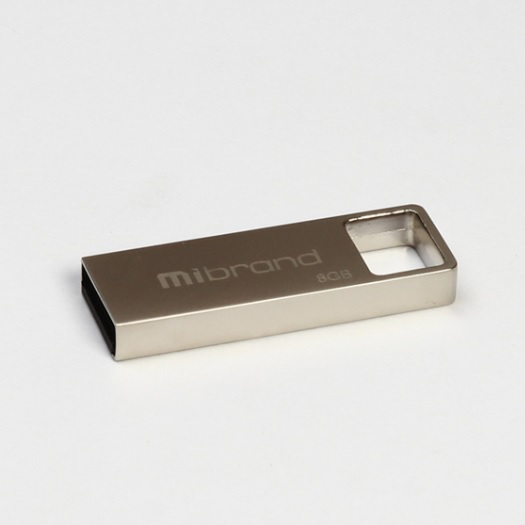 Флеш-накопитель Mibrand Shark USB 2,0 8GB металлический (YUT_V9990)