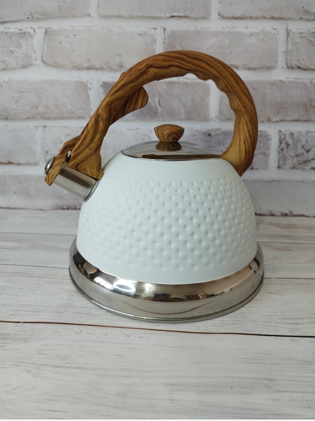 Чайник Ofenbach 100305 із свистком нержавіюча сталь 2700 мл (14516886)