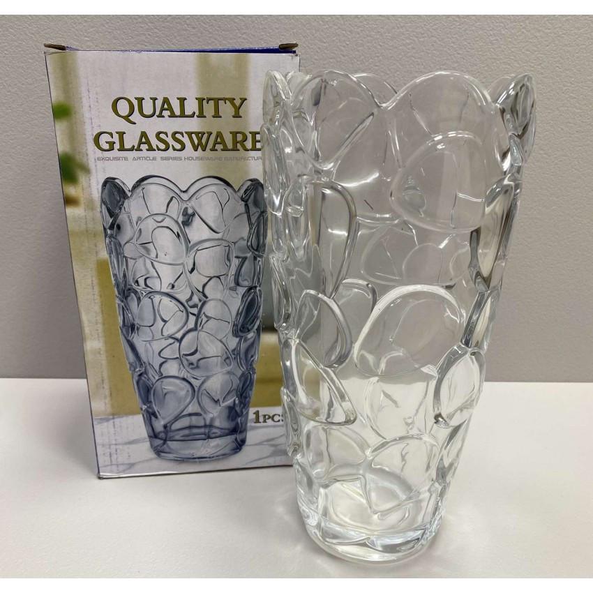 Ваза скляна Stenson 2824/2905 12x25 см (2136939486)