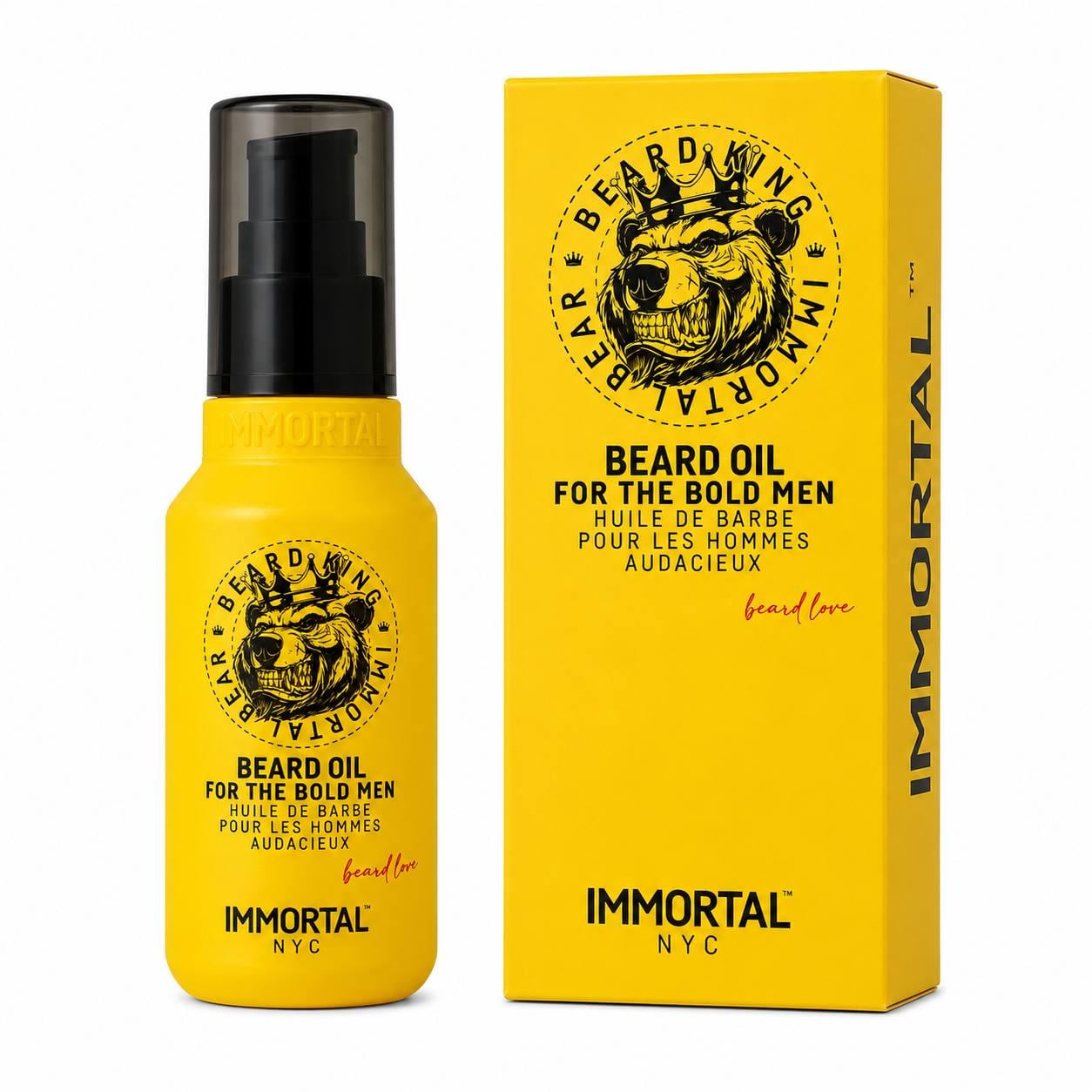 Олія для догляду за бородою IMMORTAL Bear Beard Oil 100 мл (IM-13)