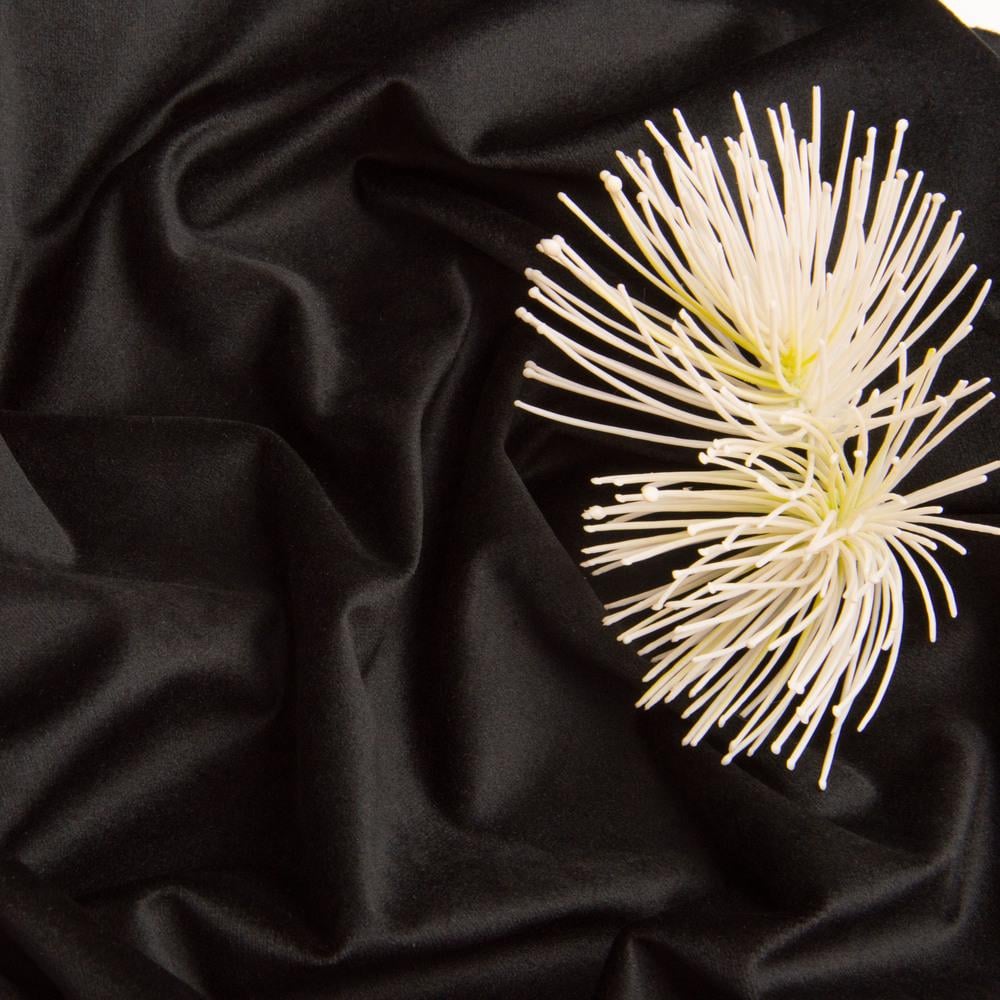 Тканина велюр однотонний Вайлет 290 гр/м2 150 см Чорний (26889) - фото 3