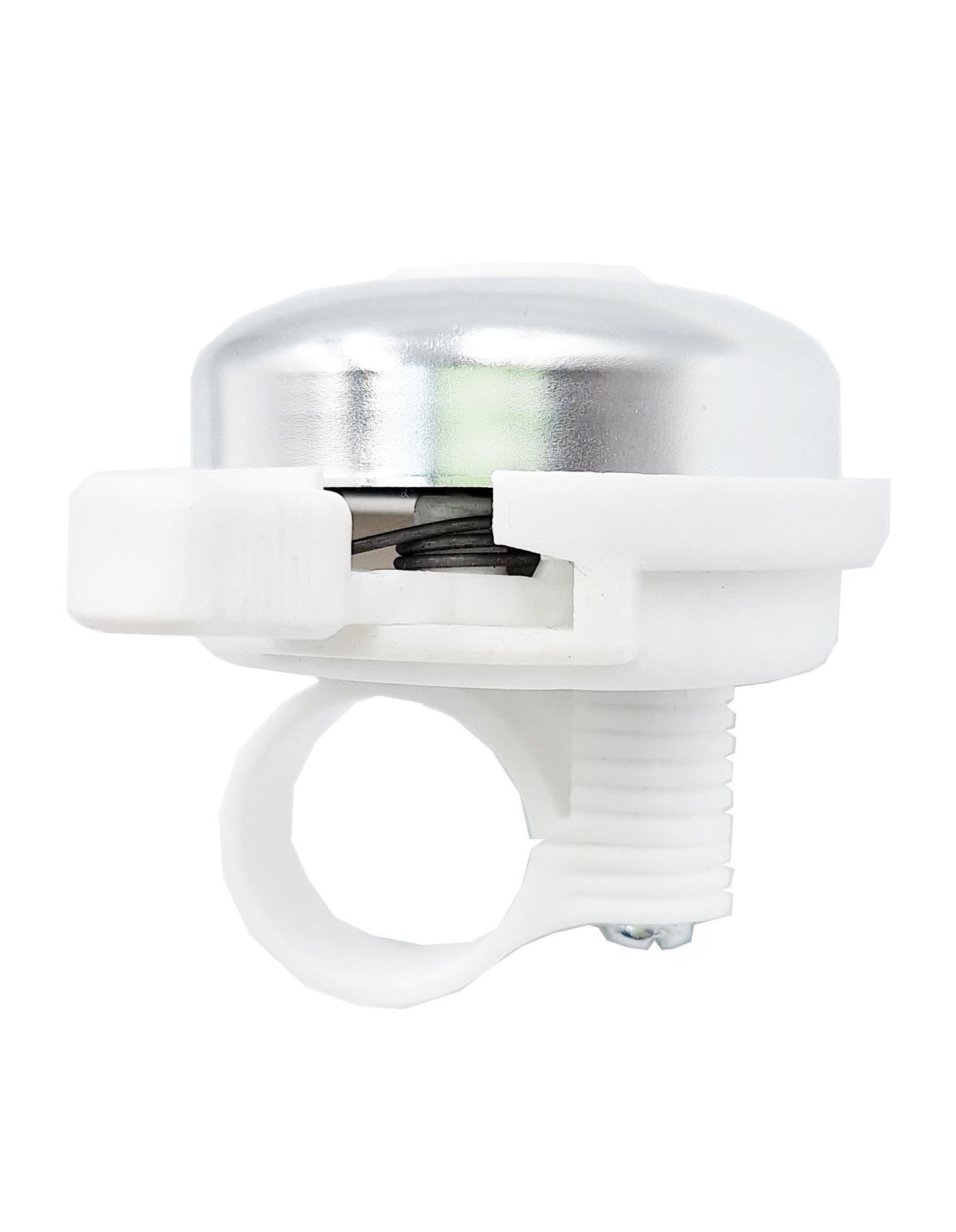 Дзвінок велосипедний алюмінієвий класичний Білий (G00001452) Дзвінок велосипедний алюмінієвий класичний Білий (G00001452)