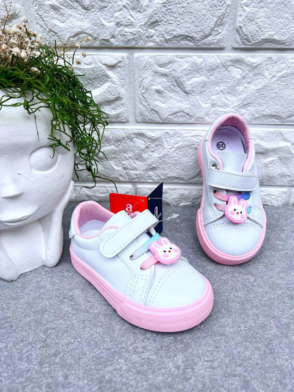 Кеды для девочки Apawwa 1398 р. 20 13,5 см Белый (1398)