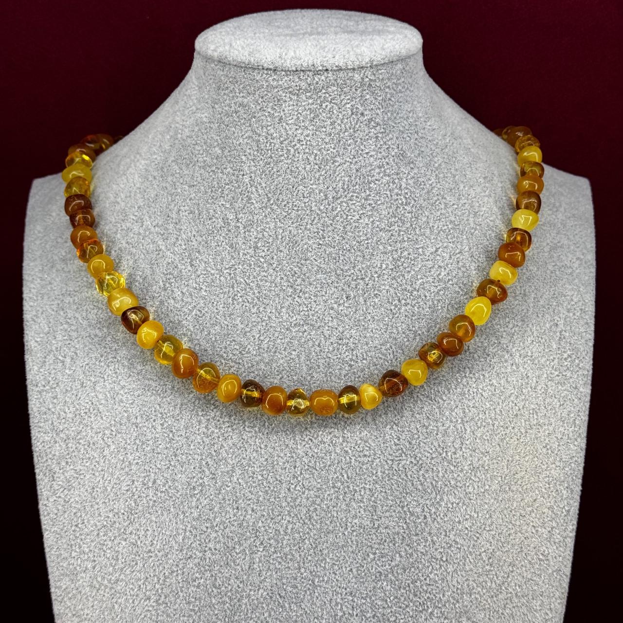 Бусы из янтаря лечебные 51 см (н-868)