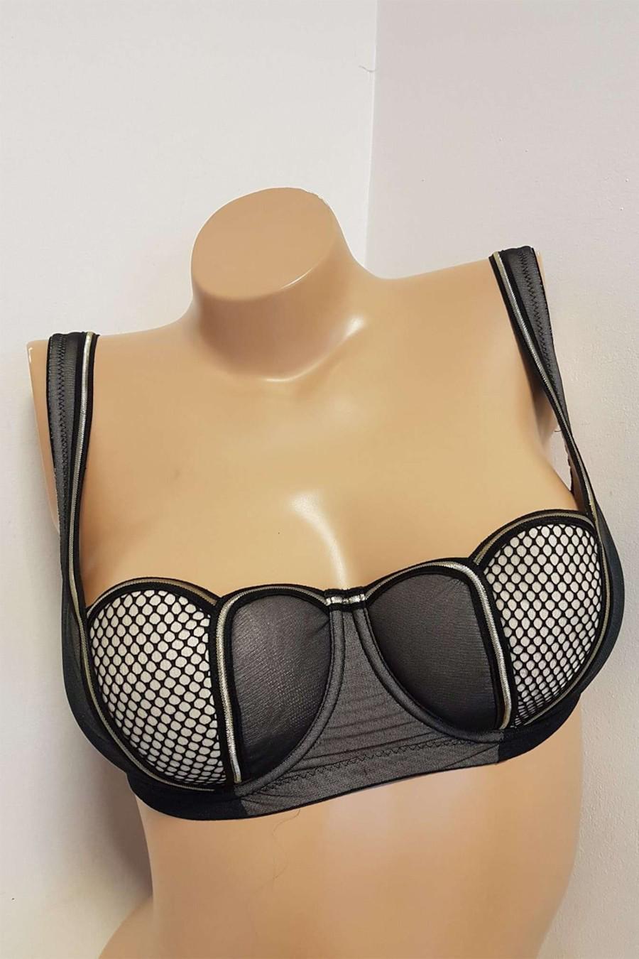 Бюстгальтер push-up V.I.P.A 70D Черно-золотой (72375)