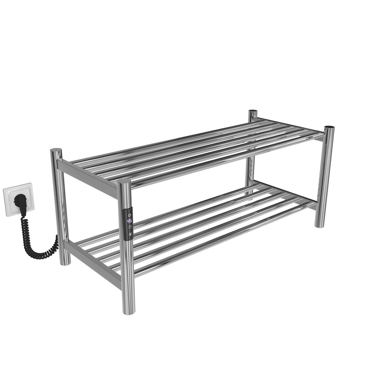 Сушилка электрическая Deffi Tiffany П2 JD03 левое подключение нержавеющая сталь 350х800 мм Хром (C.PT.35.80.2.ECL1)