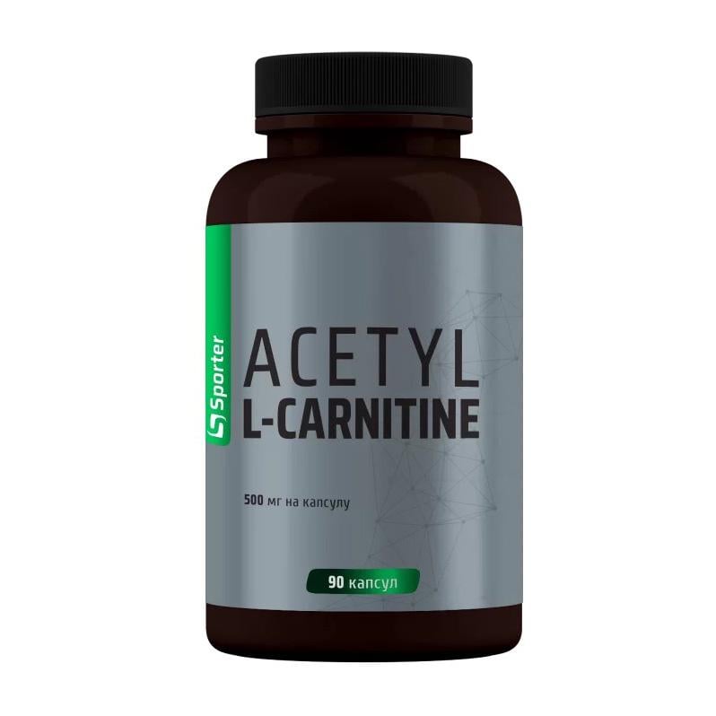 Жиросжигатель L-карнитин Sporter Acetyl L-Carnitine 500 mg 90 капс.
