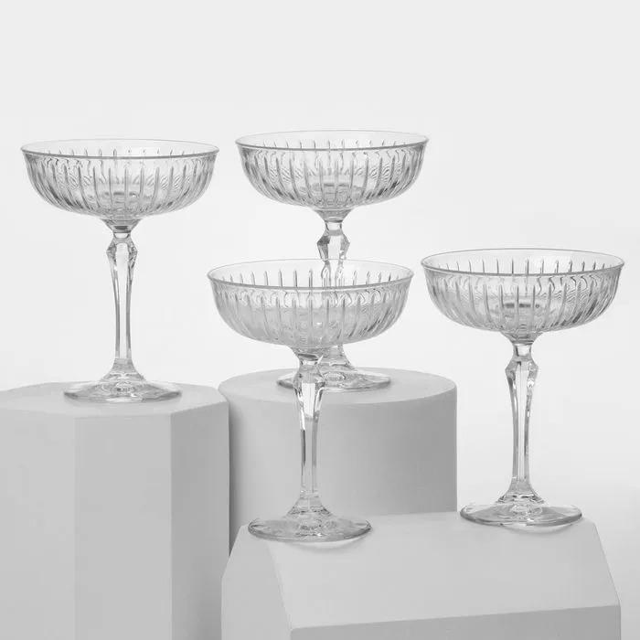 Набір келихів для шампанського Pasabahce JOY 4 шт. 255 мл (440320) - фото 2