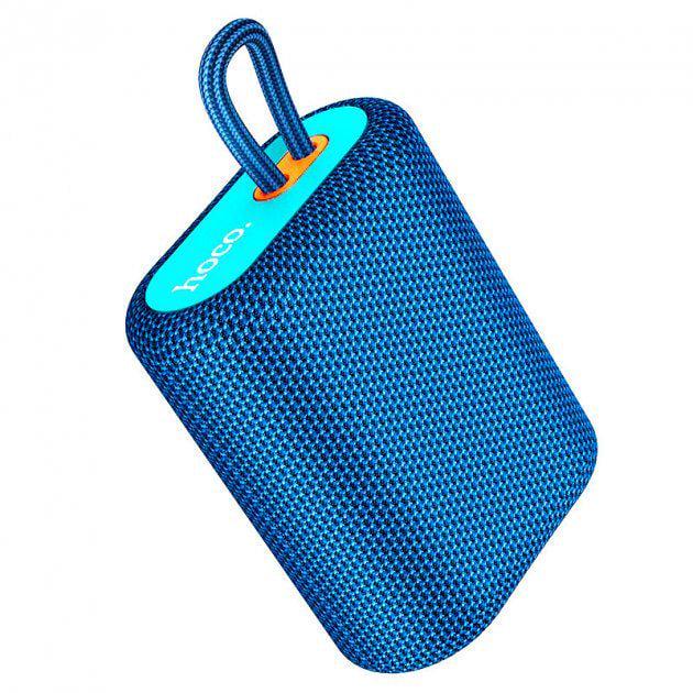 Портативная колонка Hoco Uno sports BT громкоговоритель Bluetooth IPX5 BS47 BT5,1 TWS TF FM 3H Navy/Blue (548750)