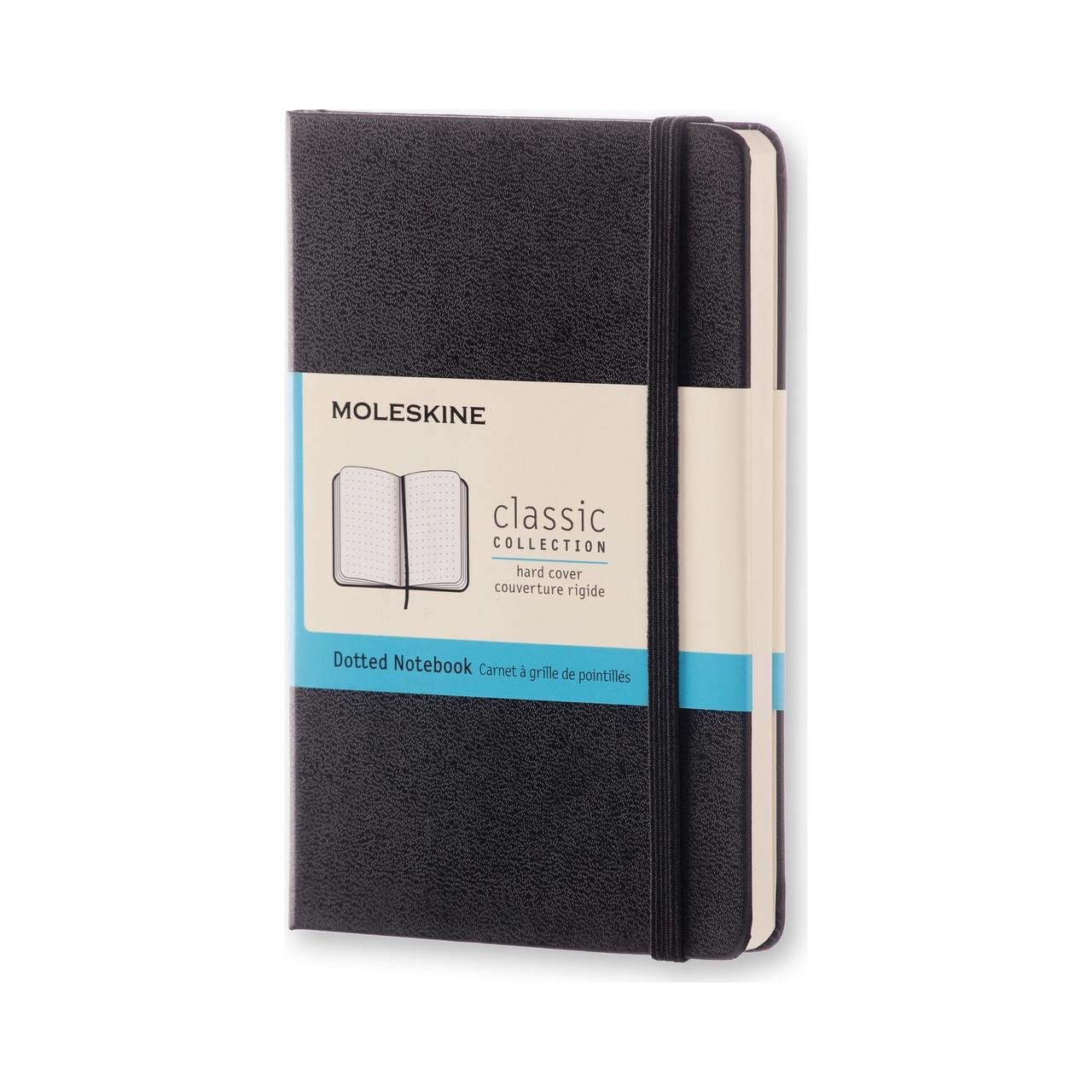 Блокнот Moleskine Classic черный карманный 192 страницы в точку 9х14 см (8051272895285)