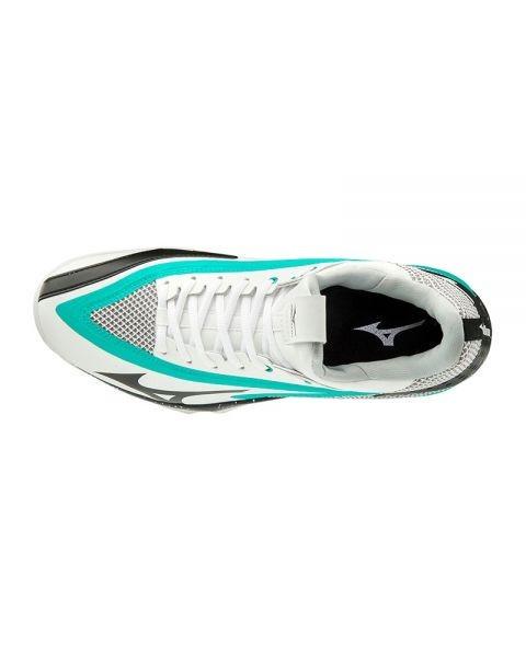 Кросівки чоловічі Mizuno SHOE WAVE IMPULSE CC UK7 61GC1980-09 р. 40,5 Білий/Чорний/Зелений - фото 3 Кросівки чоловічі Mizuno SHOE WAVE IMPULSE CC UK7 61GC1980-09 р. 40,5 Білий/Чорний/Зелений - фото 3