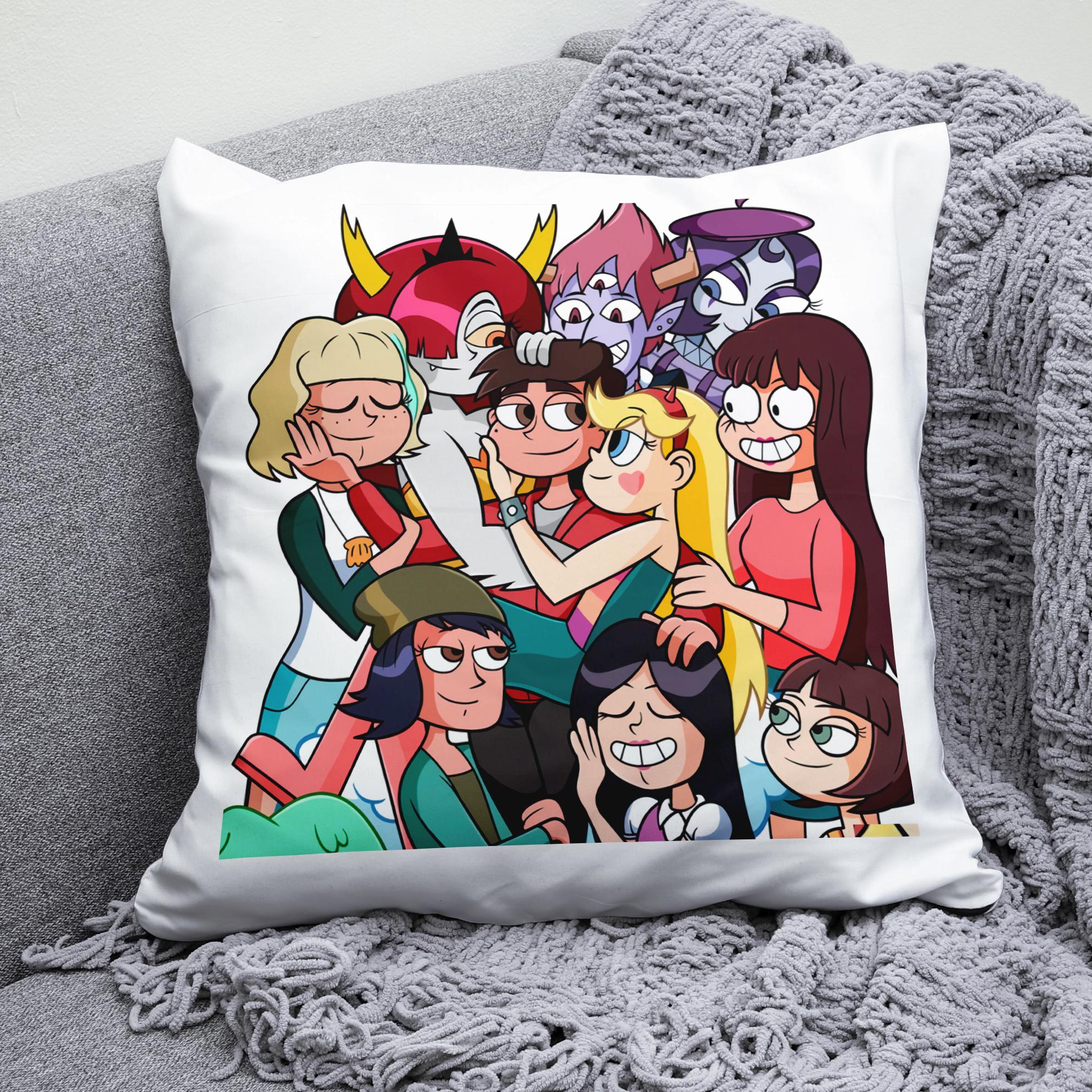 Плюшева подушка квадрат з принтом Star vs the Forces of Evil