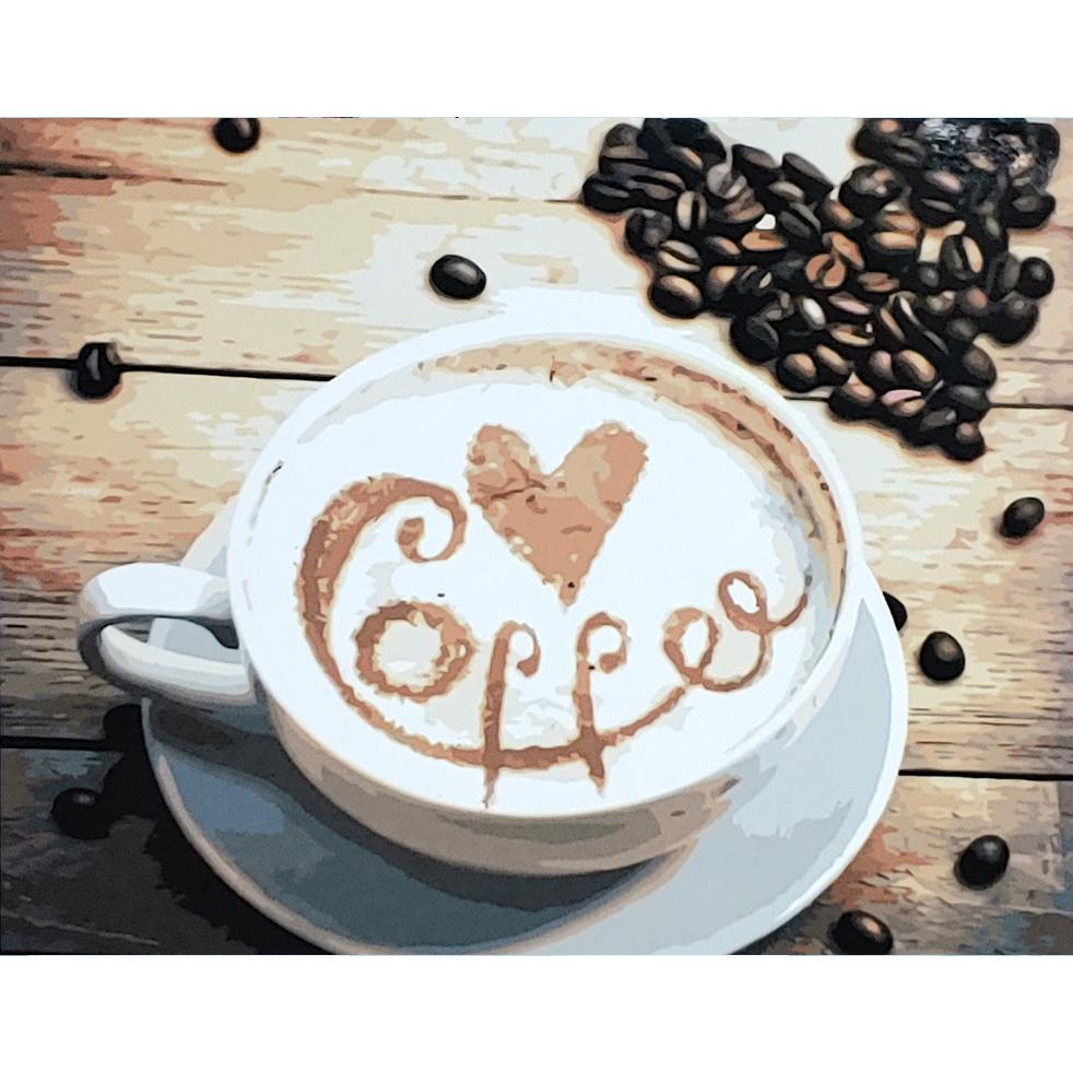 Картина по номерам Strateg Премиум Coffee 40x50 см (GS100)