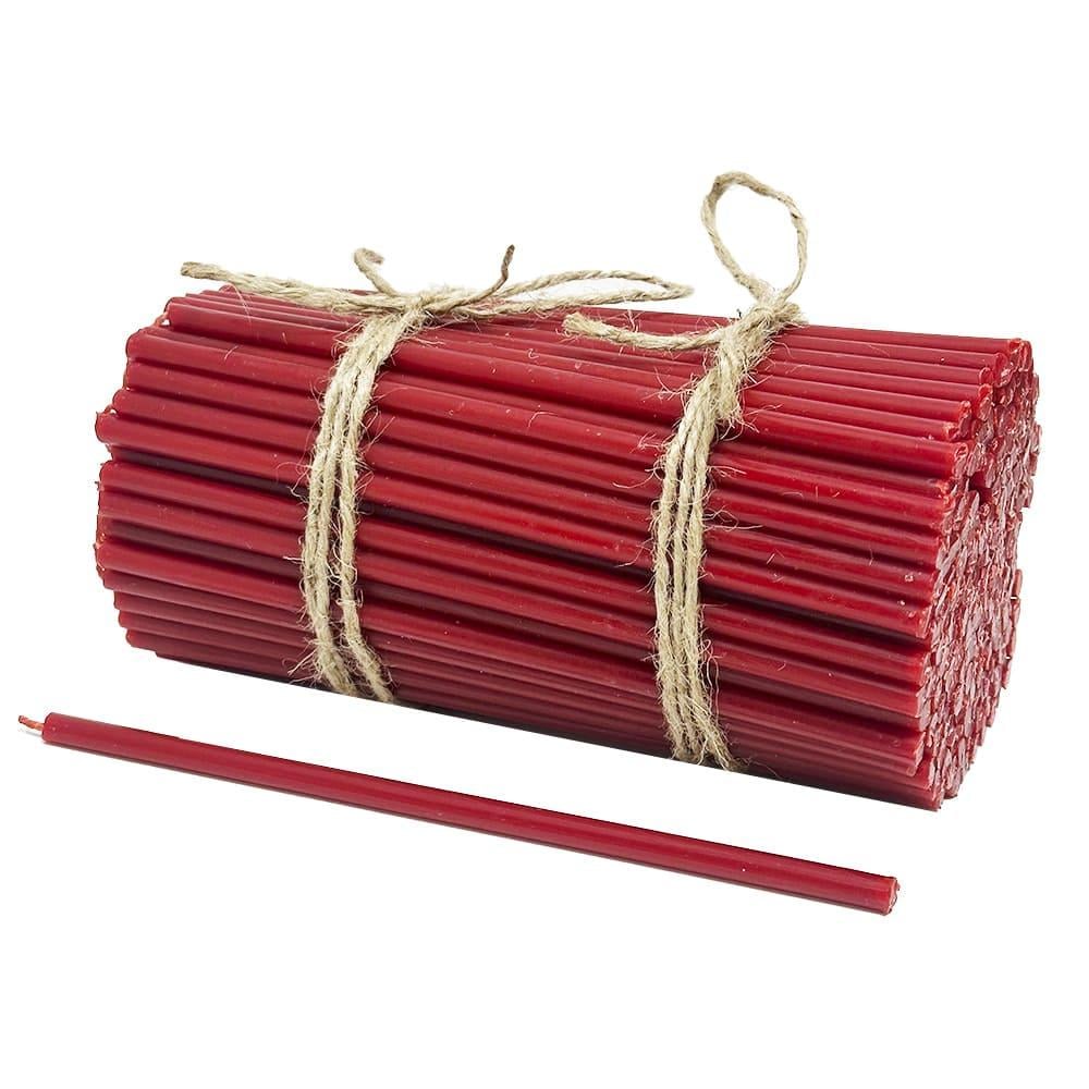 Свічки воскові 75% №60 1 кг 19 см 150 шт. Червоний (060СК1) - фото 2 Свічки воскові 75% №60 1 кг 19 см 150 шт. Червоний (060СК1) - фото 2