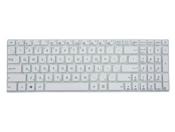 Клавиатура для ноутбука Asus R540 R540YA матовая (0KNB0-610TRU00)