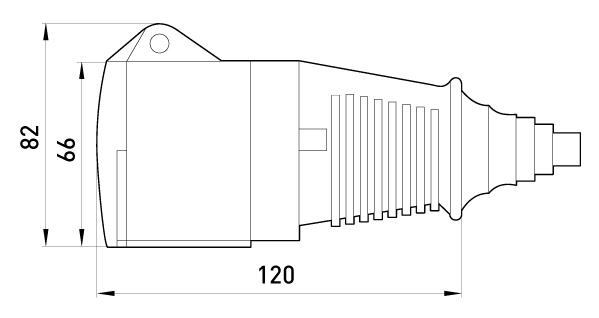 Силовая розетка E.NEXT 3P+N+PE 16А 400 В переносная IP44 Красный (2622-326) - фото 3 Силовая розетка E.NEXT 3P+N+PE 16А 400 В переносная IP44 Красный (2622-326) - фото 3