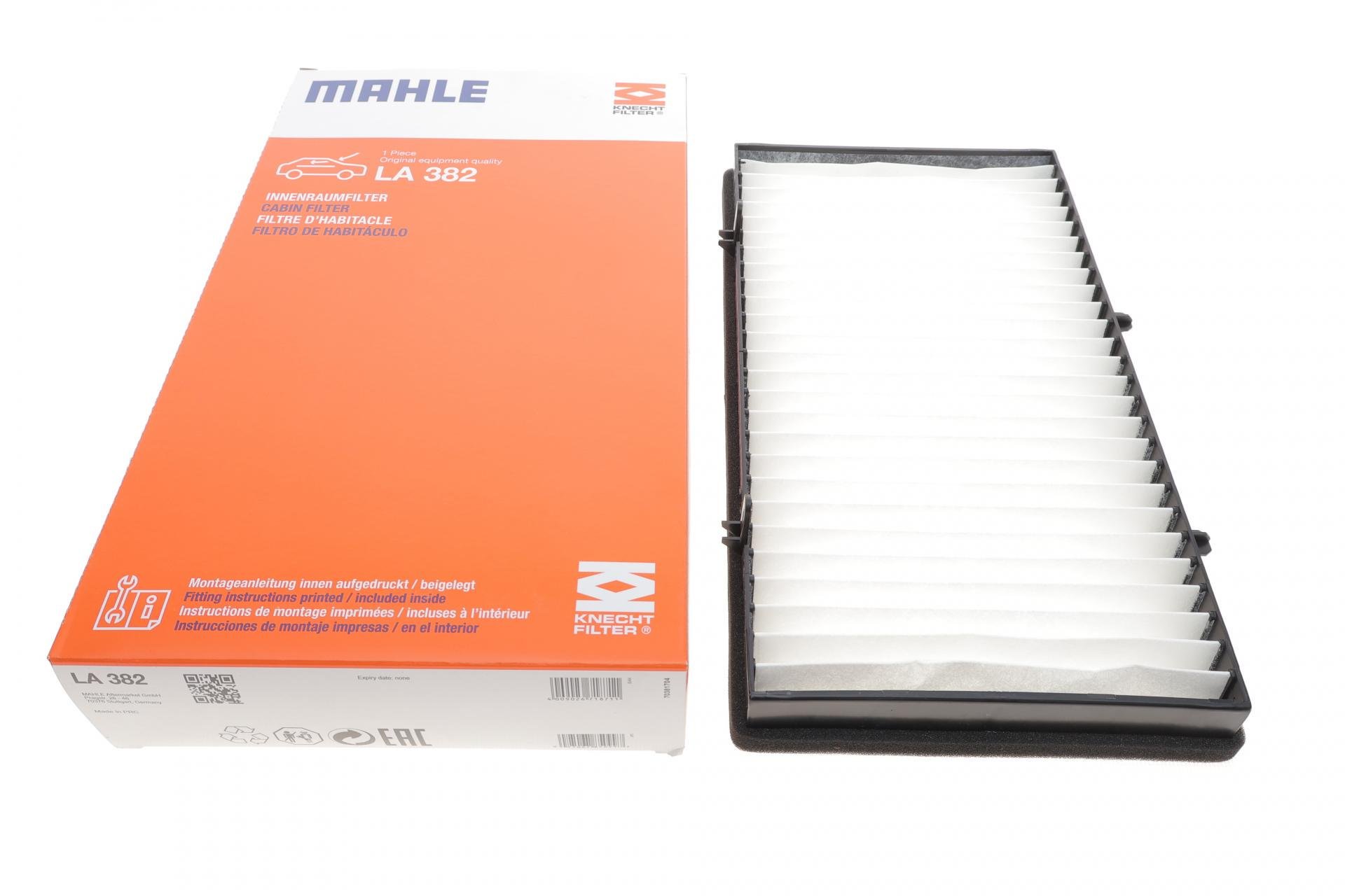 Фильтр салона KNECHT для Renault Trafic 1,9-2,5dCI 01- (LA 382)