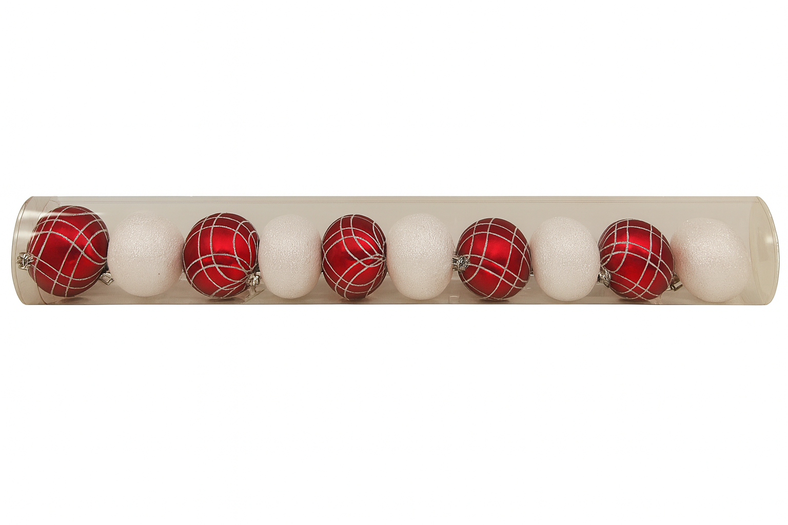 Шарики елочные новогодние Stenson M47927 пластиковые 5 см 12 шт. (581777)