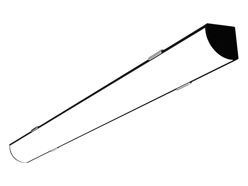 Светильник светодиодный угловой линейный LEDUA N6-600 220V 4,8W 6500K Черный (13798)