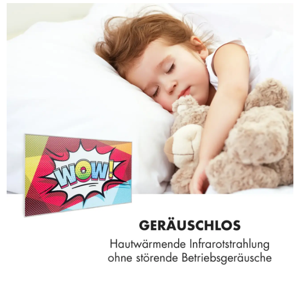 Инфракрасный обогреватель-картина настенный KLARSTEIN Wonderwall Air Pop Art 600 Вт (10034236) - фото 4