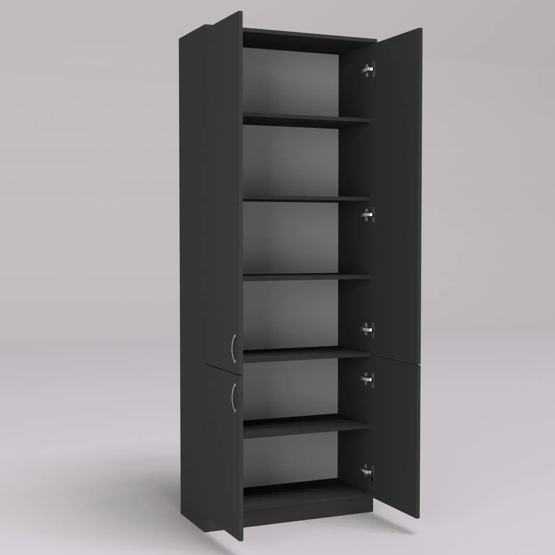 Шафа Kontinent ОШК-1 80х34х210 см Антрацит (53006251) - фото 1 Шафа Kontinent ОШК-1 80х34х210 см Антрацит (53006251) - фото 1