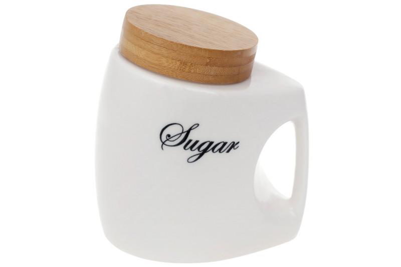 Банка ВonaDi Sugar 945387 1л с бамбуковой крышкой (100520)