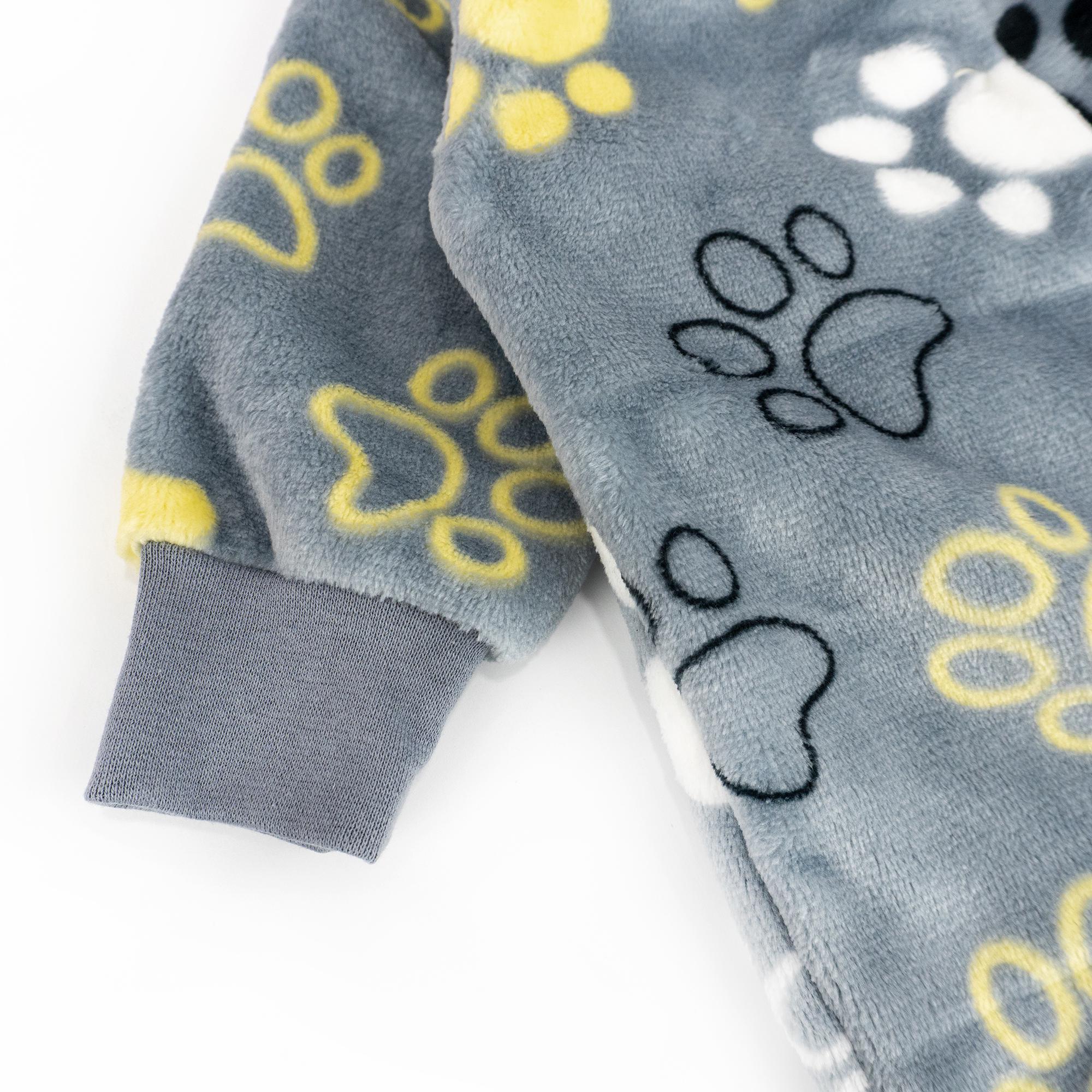 Комбинезон детский теплый Dexter's Cute Paws 62 см Серый (d12-14-1лп-ср) - фото 3 Комбинезон детский теплый Dexter's Cute Paws 62 см Серый (d12-14-1лп-ср) - фото 3