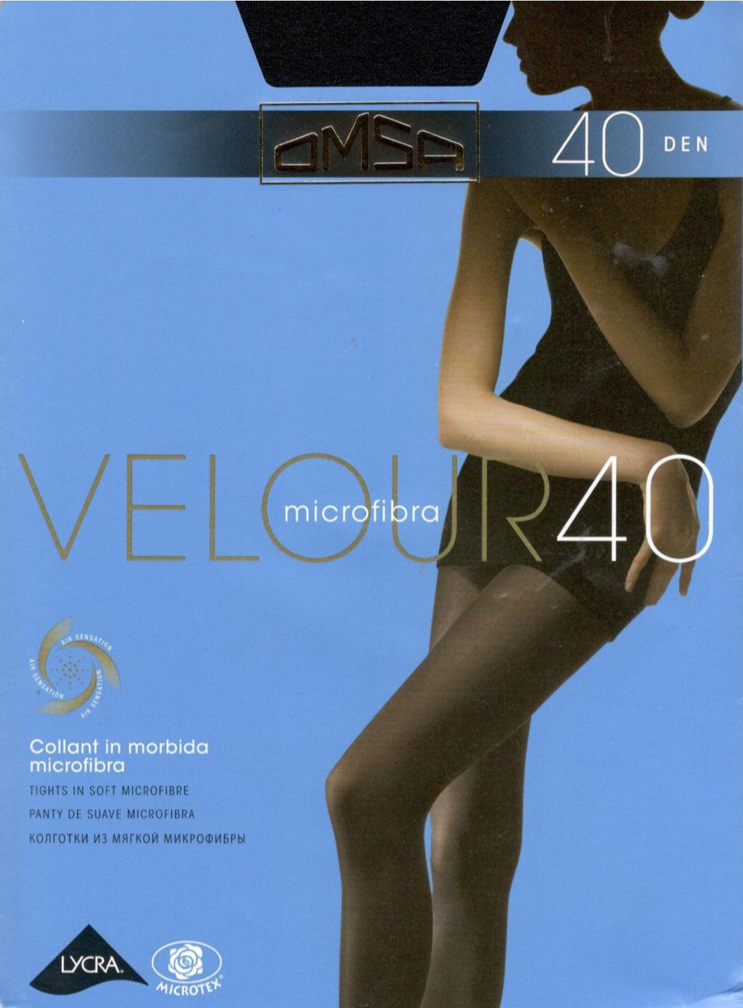 Колготки женские Omsa Veluor 40d р. 5 Черный (29819639) - фото 1 Колготки женские Omsa Veluor 40d р. 5 Черный (29819639) - фото 1