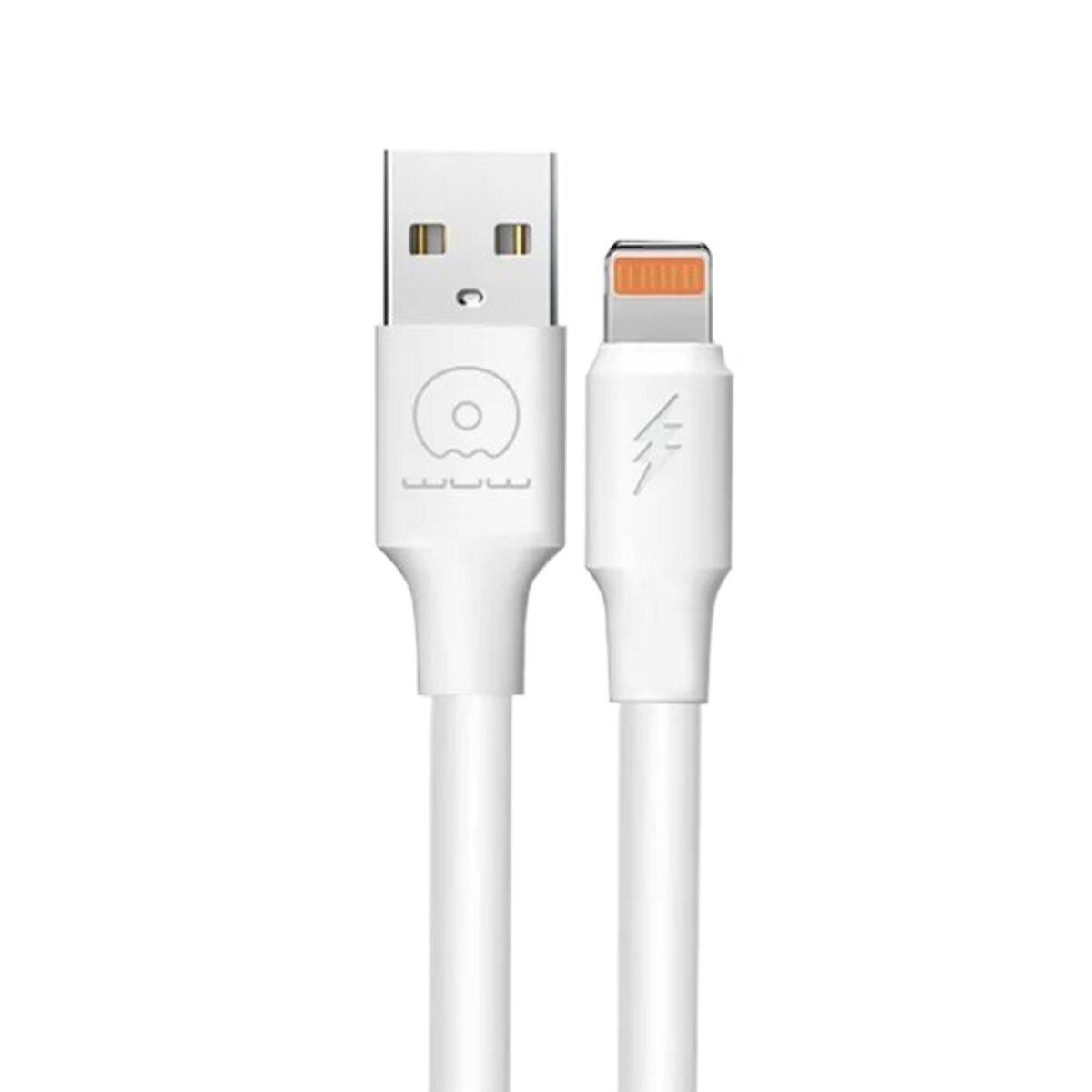 Кабель Wuw X169 USB Lightning 5А 1 м White (25816319)