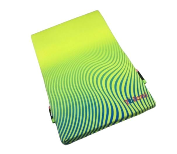 Подушка для защиты спины Tuloni Gummi Wave MKR-RSHG03 р.37x25x2см yellow/blue