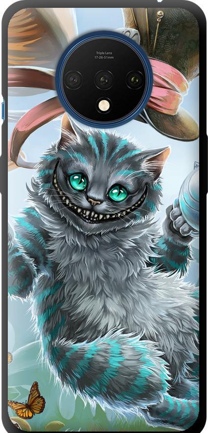 Чехол на OnePlus 7T Чеширский кот 2 (3993b-1809-42517)