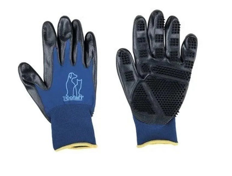 Рукавиці для вичісування шерсті Zoofari
