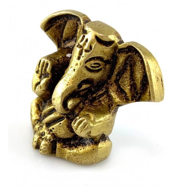 Статуетка Ганеша бронзовий 3,2х3,2х1,6 см (34915) - фото 5 Статуетка Ганеша бронзовий 3,2х3,2х1,6 см (34915) - фото 5